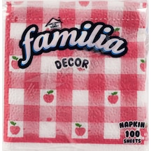 5 Adet Familia Desenli Peçete 30 X 30 100'lü