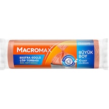 Macromax Extra Güçlü Çöp Torbası Büyük Boy 10'lu
