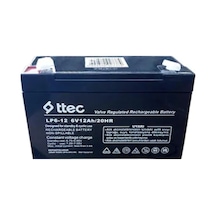 Ttec 6 V 12A Akü - 6V 12 AH Bakımsız Kuru Akü 2024 Üretim