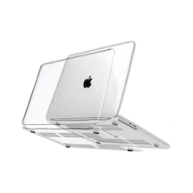 Macbook Air 13.3 İnç 2018-2022 Arası M1 Çip İle Uyumlu Şeffaf Dayanıklı Koruyucu Kılıf, Ultra İnce Kabuk Koruma Sert Kapak A1932 A2174 A2179 A2337 Şeffaf