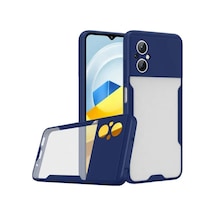 Jenerik Xiaomi Poco M5 Kılıf Platin Silikon - Lacivert
