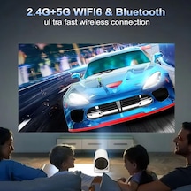 Mini Projektör 4k Taşınabilir Destek Wifi 6 Bt 5.4 Entegre Uygulama Android 14