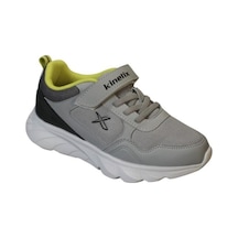 Kinetix Erkek Çocuk Siyah Gri Çırtlı Comfort Rahat Taban Sneaker Spor Ayakkabı 001
