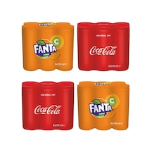 Coca Cola Teneke Kutu Karma 12x250 Ml Klasik Tat + 12x250 Ml Fant
