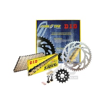 Did-Sunstar 2002-2007 Honda CB 900 Hornet Uyumlu Zincir Dişli Set Gold (Sarı) Renk