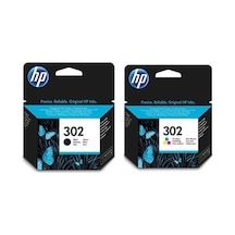 Hp 302 Siyah Ve Renkli Kartuş 2'Li Set Hp F6U65Ae