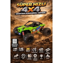 1:16 Rc Araba 36 Km/h Hızlı 4x4 Uzaktan Kumandalı Off Road Drift Araç Şarjlı 2.4ghz