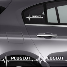 Peugeot 301 İçin Uyumlu Aksesuar Oto Ritim Sticker 2 Adet 20 9 Cm