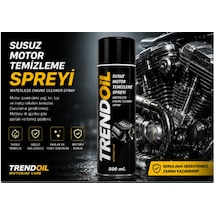 Trendoil Susuz Motor Temizleme Spreyi 500 Ml Motosiklet Motor Temizleyici Ve Yağ Çözücü Güçlü Formül