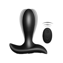 Red Fox Mujer Şarjlı Kablosuz Kumandalı Güçlü Titreşimli Anal Plug Vibratör