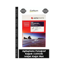 Delux Serisi Agfaphoto Fotoğraf Kağıdı 13x18 Inkjet Kağıt Mat Baskı Kırtasiye