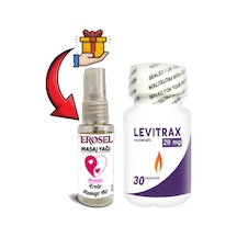 Levitrax Erkeklerin Performansına Özel 30lu Kapsüller + Erosel Erotikmasaj Yağı Hediye