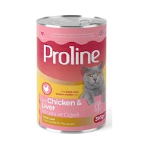 Proline Tavuklu Ve Ciğerli Pate Yetişkin Kedi Konservesi 395 G