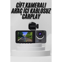 Drnds Yol Kayıt Araç Kamerası Hd Dvr 3 Kameralı 2.0in Ekranlı Ön İç Arka