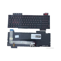 Asus Uyumlu Fx503vd-e4tbd, Fx503vm-dm042t Işıklı Klavye Siyah Tr