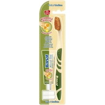 Miswak Ağız Bakım Diş Macunu Ve Orta Sertlikte Diş Fırçası Açık Ahşap