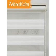 Zebraevim Trend Ekru Piliseli Zebra Perde Yeni Sezon