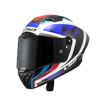 Ls2 Thunder Karbon Gp Aero Raute Mavi-kırmızı Kask Mavı-kırmızı