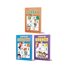 Çocuklar İçin Sudoku Seti - 3 Kitap Takım - Ramazan Oktay - Beyaz Balina Yayınları