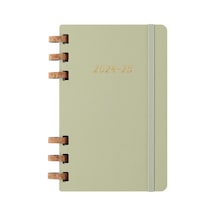 Academic Monthly Planner 2024-25, 12 Aylık Haftalık Ve Aylık Planlayıcı, Yumuşak Kapaklı Üniversite Planlayıcısı, Renkli Crush Kivi, Geniş Format 15 X 21 Cm Çok Renkli