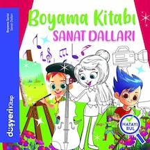Sanat Dalları Boyama Kitabı - Ayşe Şule Bilgiç - Düşyeri Yayınları