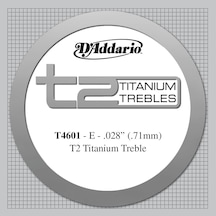 D'addario T4601 T2 Series Klasik Gitar Tek Teli - 1. Tel Mi/e Ak