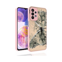 Samsung Uyumlu Galaxy A23 Kılıf Desenli Parlak Nora Kapak