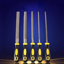 Yuvarlak Üçgen Balık 200 MM 5 Parça Eğe Seti 8