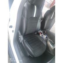 Nissan Juke 2010 2018 Arası Uyumlu Arka Sırt 2 1 Siyah Taytüyü Siyah Deri Karışımı