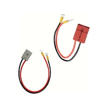 Chuangyinshop Red And Gray 2 Parça Hızlı Bağlantı Uzatma Kablosu Çatal Ağır Hizmet Fiş