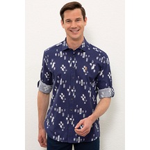 U.S. Polo Assn. Erkek Uzun Kollu Gömlek 50234859-vr033 Çok Renkli