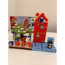 155 Parça Manyetik Bloklar Küp Blok Kar Ve Noel Temalı Yapı Taşı 2.0 Cm