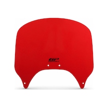 Gp Kompozit Honda Gold Wing 2004-2017 Uyumlu Arka Cam Kırmızı 40 Cm