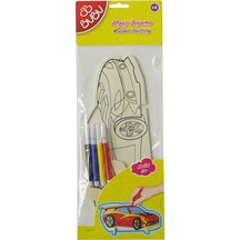Bu-bu Ahşap Boyama Araba Bubu-ab0041
