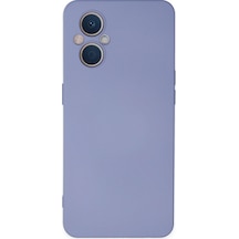 Ilkeshop Newface Oppo Reno 7 Lite Kılıf Nano İçi Kadife Silikon - Lila LİLA