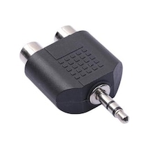 Stereo Erkek 2 Rca Dişi Çevirici Erkek 3.5 Mm 2x Dişi Rca Jack 2 Rca 1 Stereo Jack