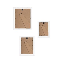 10 Parça Beyaz Galeri Duvar Resim Çerçevesi Seti 8x10, 5x7 Ve 4x6. Kırılmaya Dayanıklı Cam. Duvar Veya Masa İçin Resim Çerçeveleri - Asma Donanım Ve Şövale Stantları Dahil