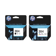 Hp 304 Siyah Ve Renkli 2'Li Kartuş Seti Hp2633 2632 2620