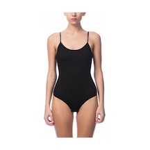 NBB Kadın Beyaz İnce Askılı Çıtçıtlı Body 001
