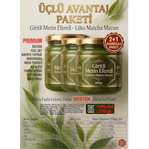 Giritli Metin Efendi Matcha Premium Bitkisel Destek Macun 3x240 Gr