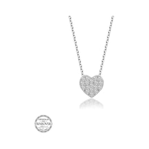 Swarovski Taşlı Gümüş Kalp Kadın Kolye (520457994)