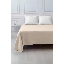 Lastiksiz Bej Çarşaf%100 Pamuk Çift/tek Kişilik,63tel