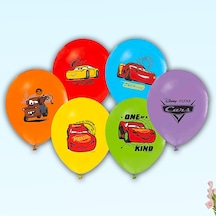 Cars Balon. 30 CM - 6 Adet