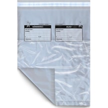Cepli Gri Poşeti 35X45+5 Cm - 100 Adet
