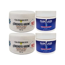 Çörek Otu Kremi Xl Boy 2x200 Ml+painclass Kuyruk Yağı Kremi 2x150 Ml