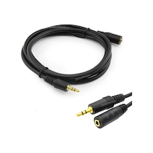 1M Kulaklık Ses Hoparlör Uzatma Kablosu 3.5Mm Stereo - 1 Metre