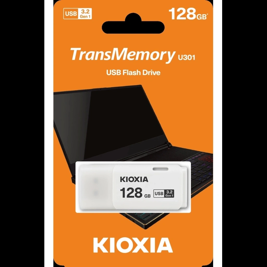 Kıoxıa U301k 128gb Usb 3.2 Gen1 Transmemory Flash Disk Siyah