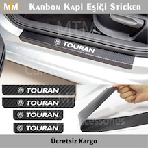 Volkswagen Touran Karbon Kapı Eşiği Sticker (4 Adet)