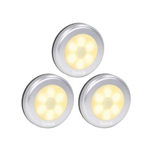 Hareket Sensörlü Led Gece Lambası, Ev, Mutfak, Banyo İçin Uygun Çok Renkli