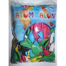 Atom Balon 14/A Desensiz Renkli Balon 100'Lü